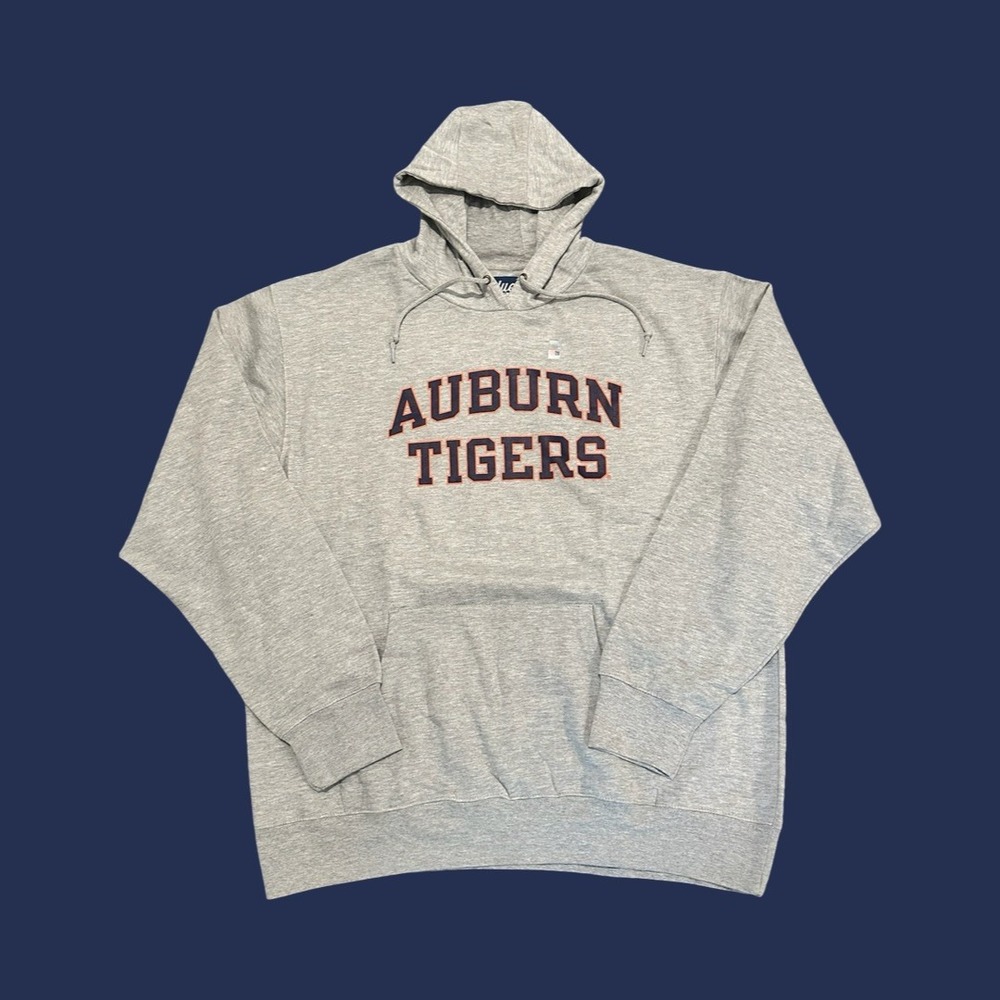 Auburn Tigers Hoodie Gray Blue 84 Sweatshirt Football Basketball Men XL